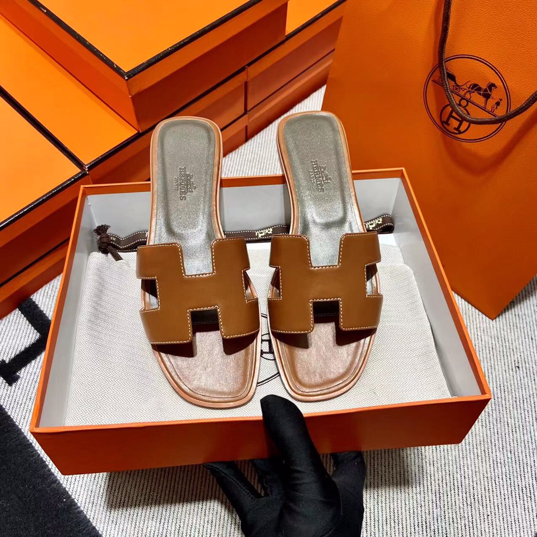 에르메스 올수공 오란 슬리퍼 샌들 스위프트 40